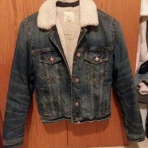 Lined jean jacket